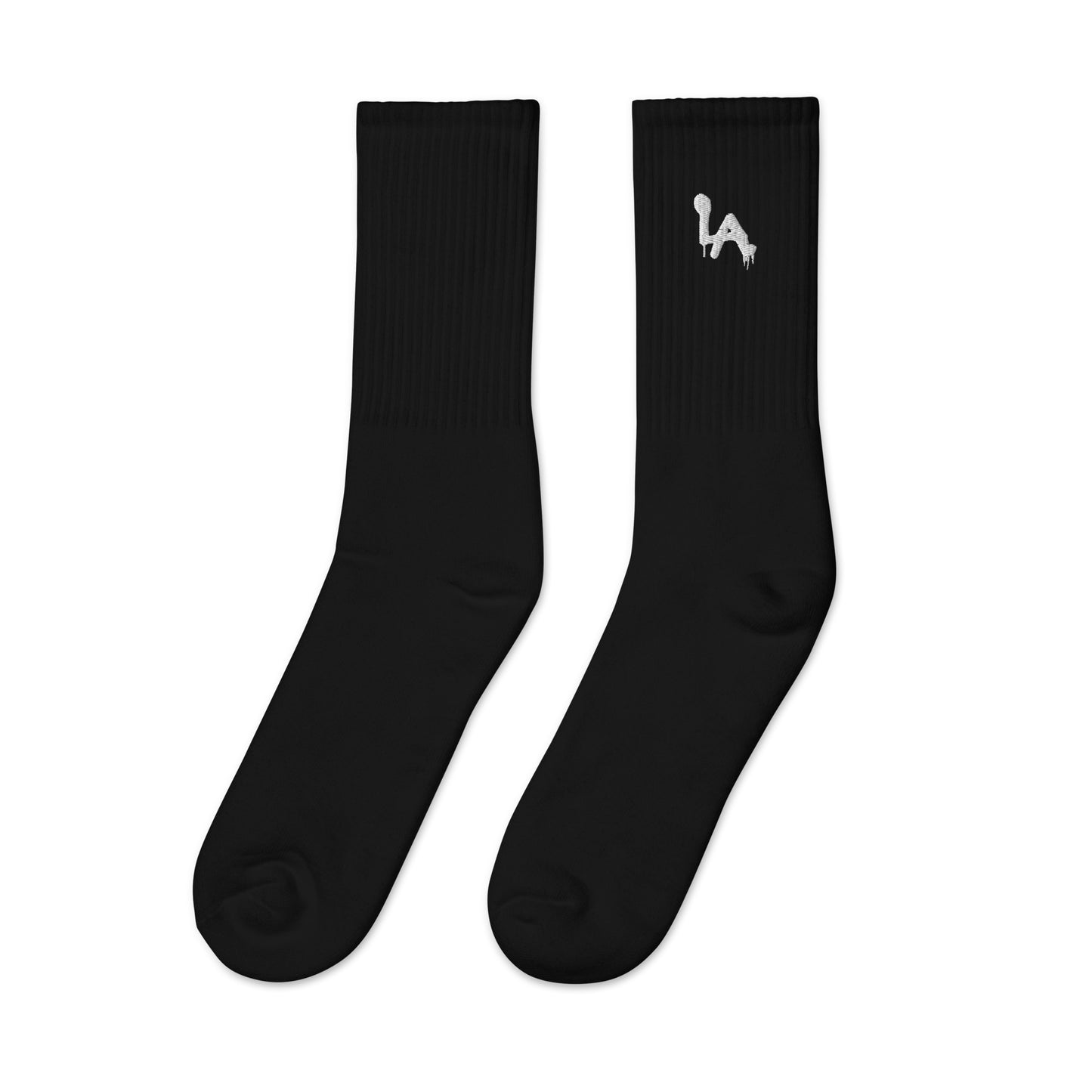 LA Drip Embroidered socks