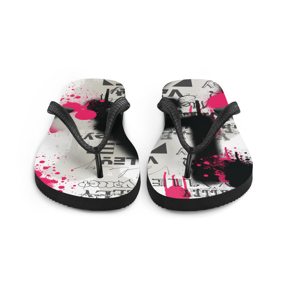 Graffiti Flip-Flops