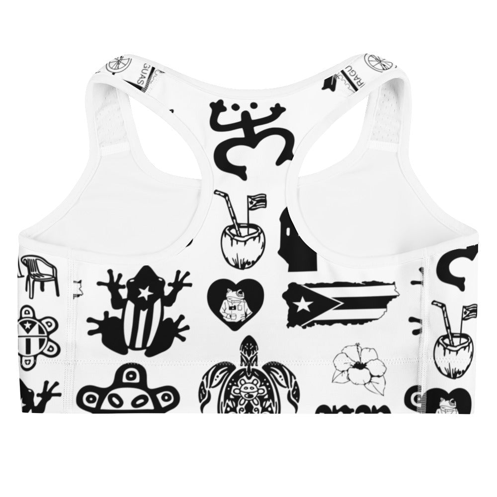 Puerto rico Isla del Encanto Sports Bra - Sport Bra by trudesigns.shop