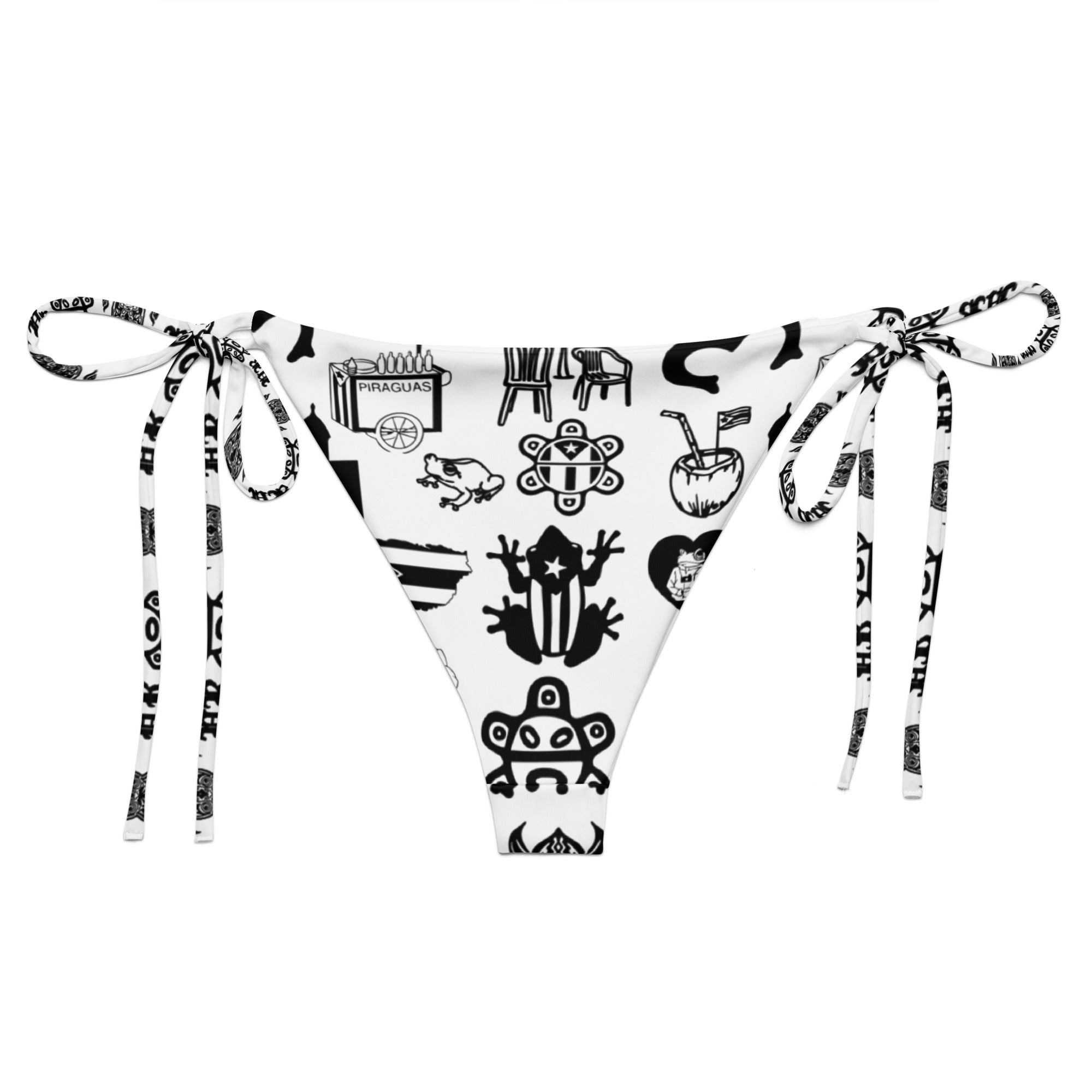 Puerto Rico Isla Vibes Bikini Bottom - by trudesigns.shop