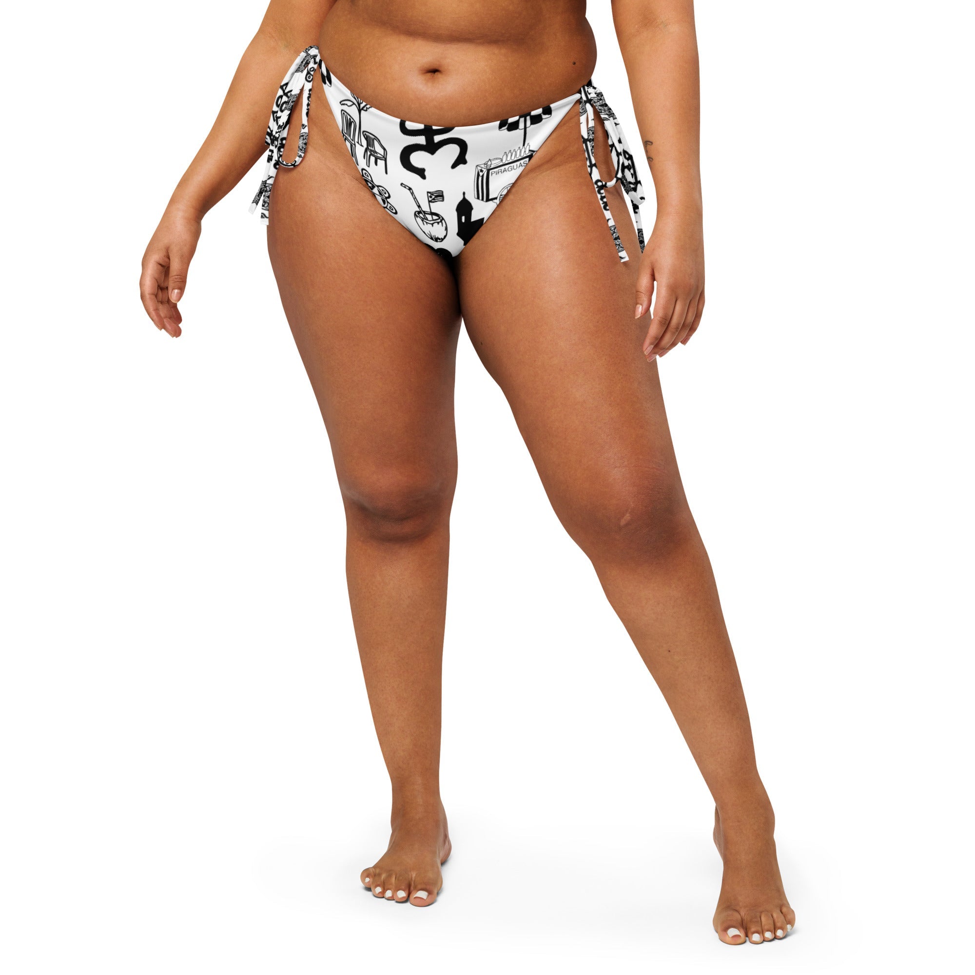 Puerto Rico Isla Vibes Bikini Bottom - by trudesigns.shop