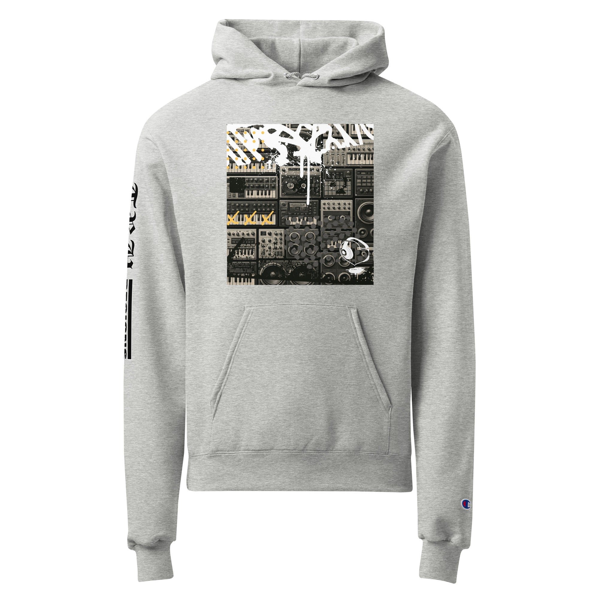 Sound Box Champion hoodie - by trudesigns.shop