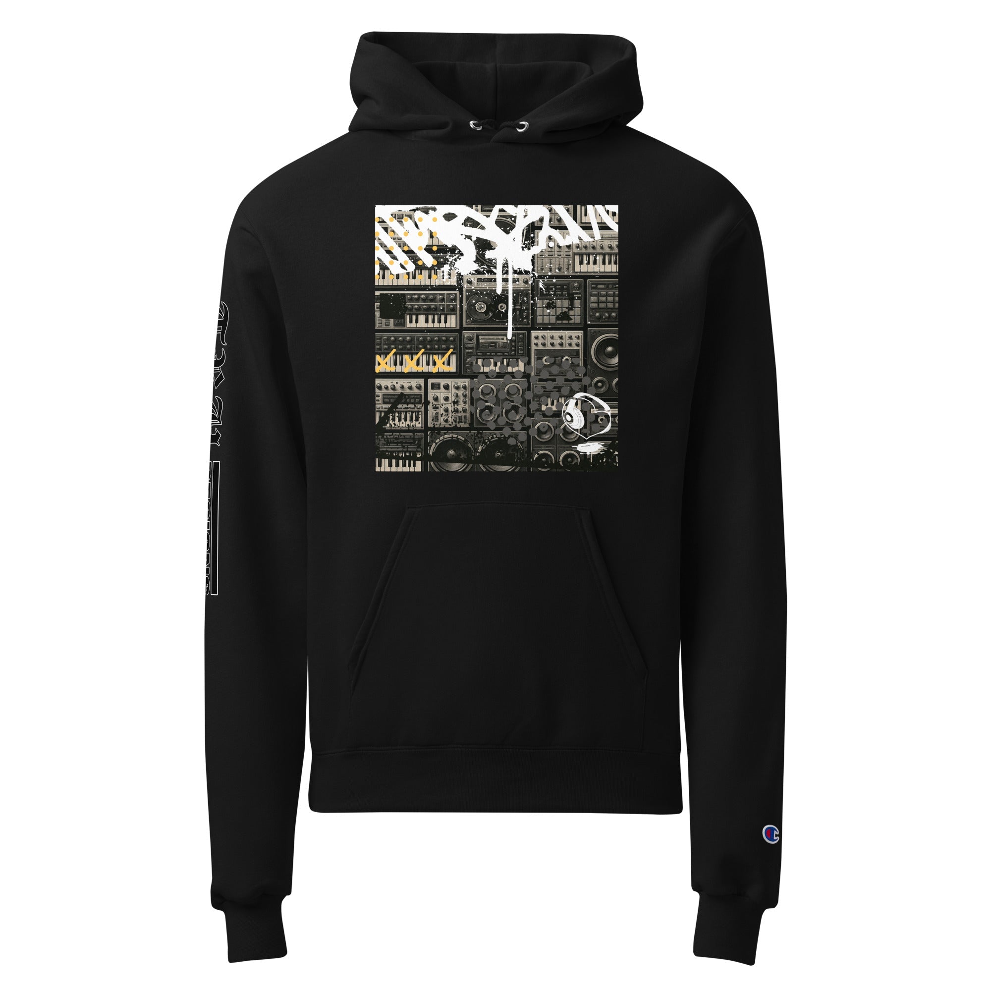 Sound Box Champion hoodie - by trudesigns.shop