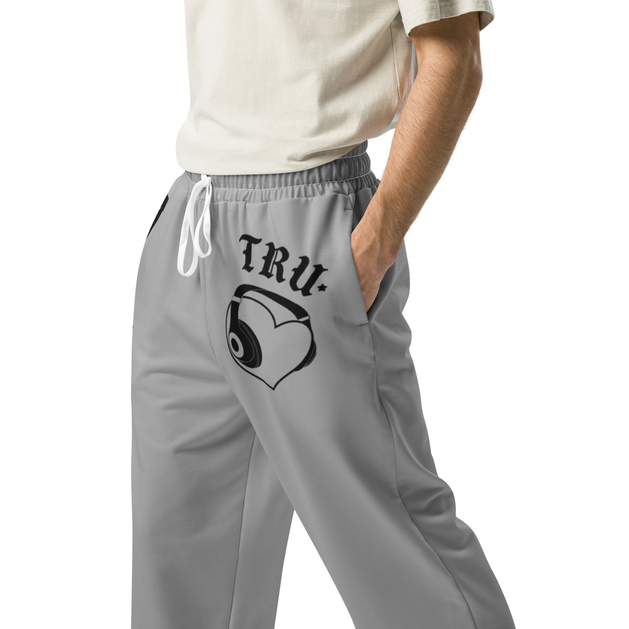 Tru Designs "Vibe Code" Signature Wide - Leg Recycled Streetwear Pants - by trudesigns.shop