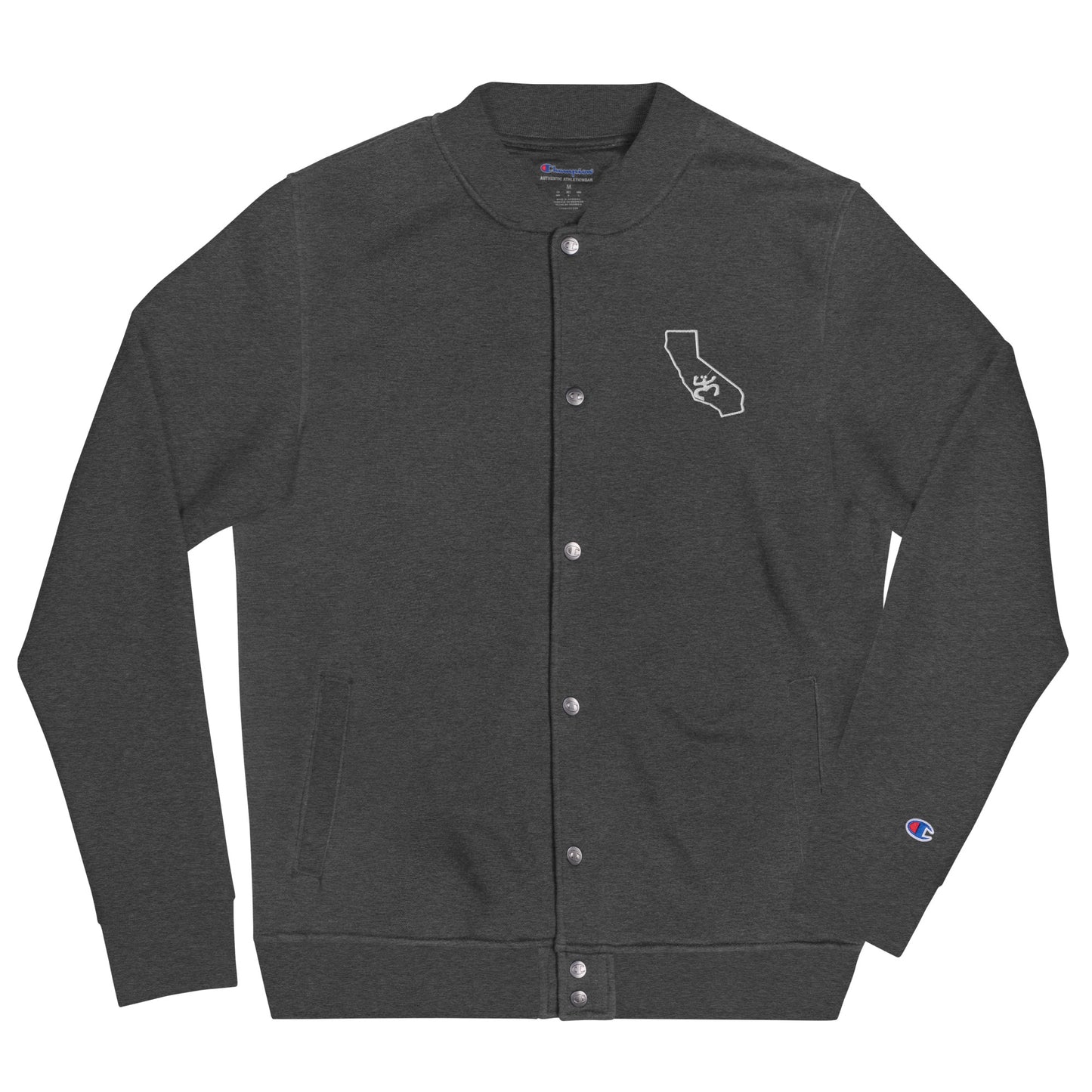 Cali-Rican Embroidered Champion Bomber Jacket