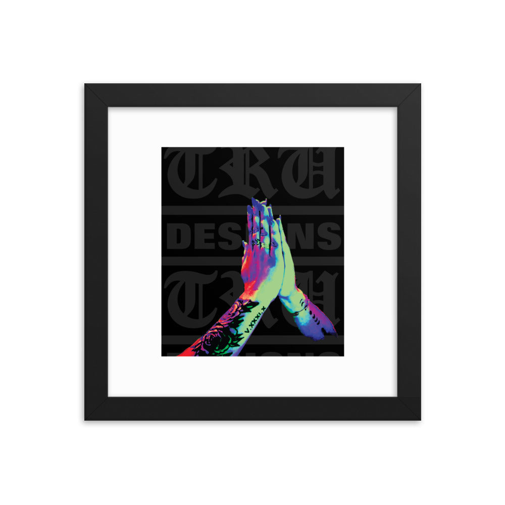 Tru Prayers - Framed poster
