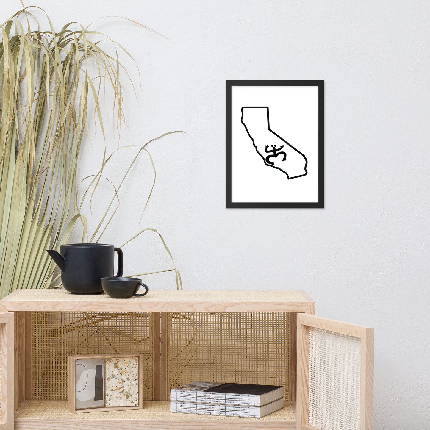 Cali-Rican Framed poster