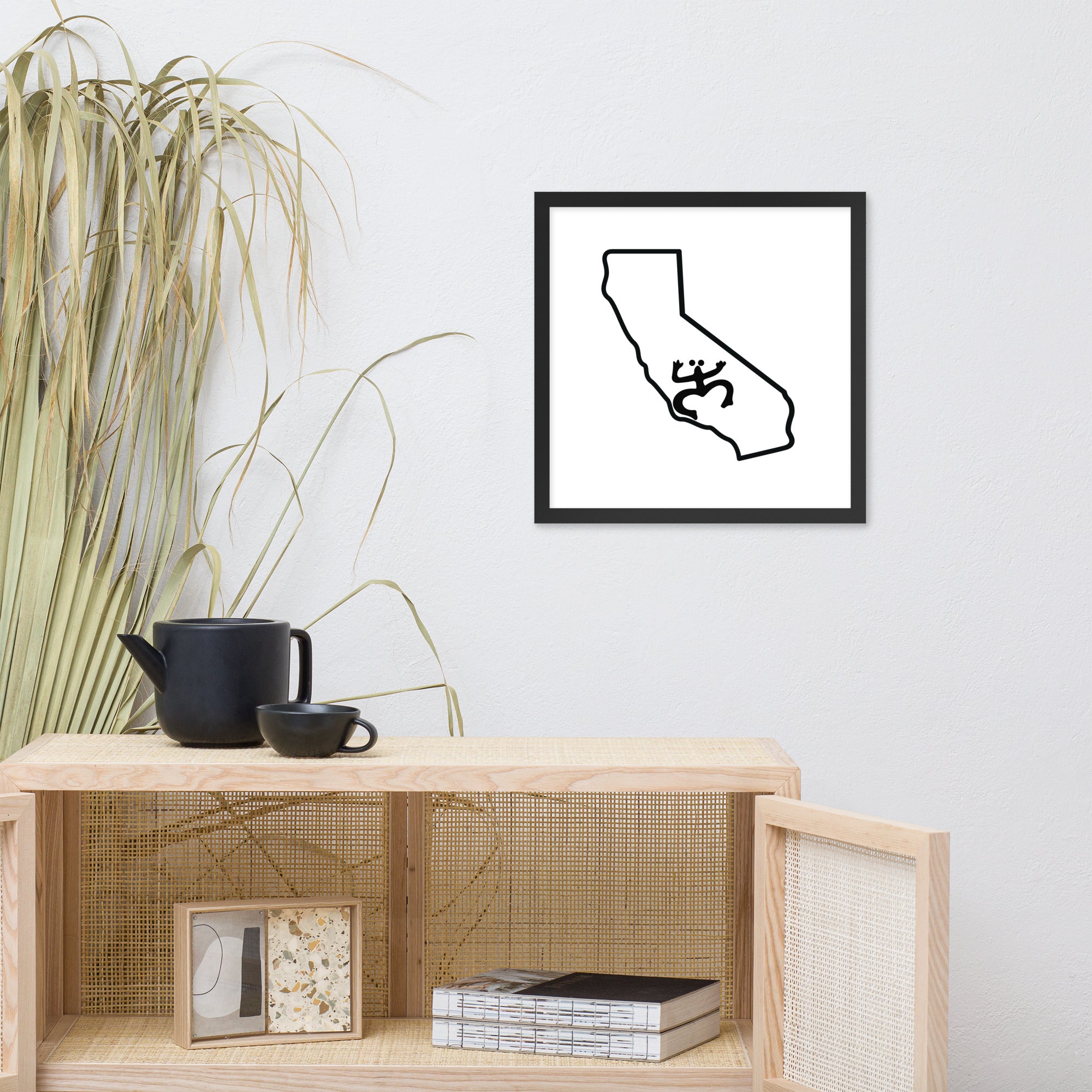 Cali-Rican Framed poster