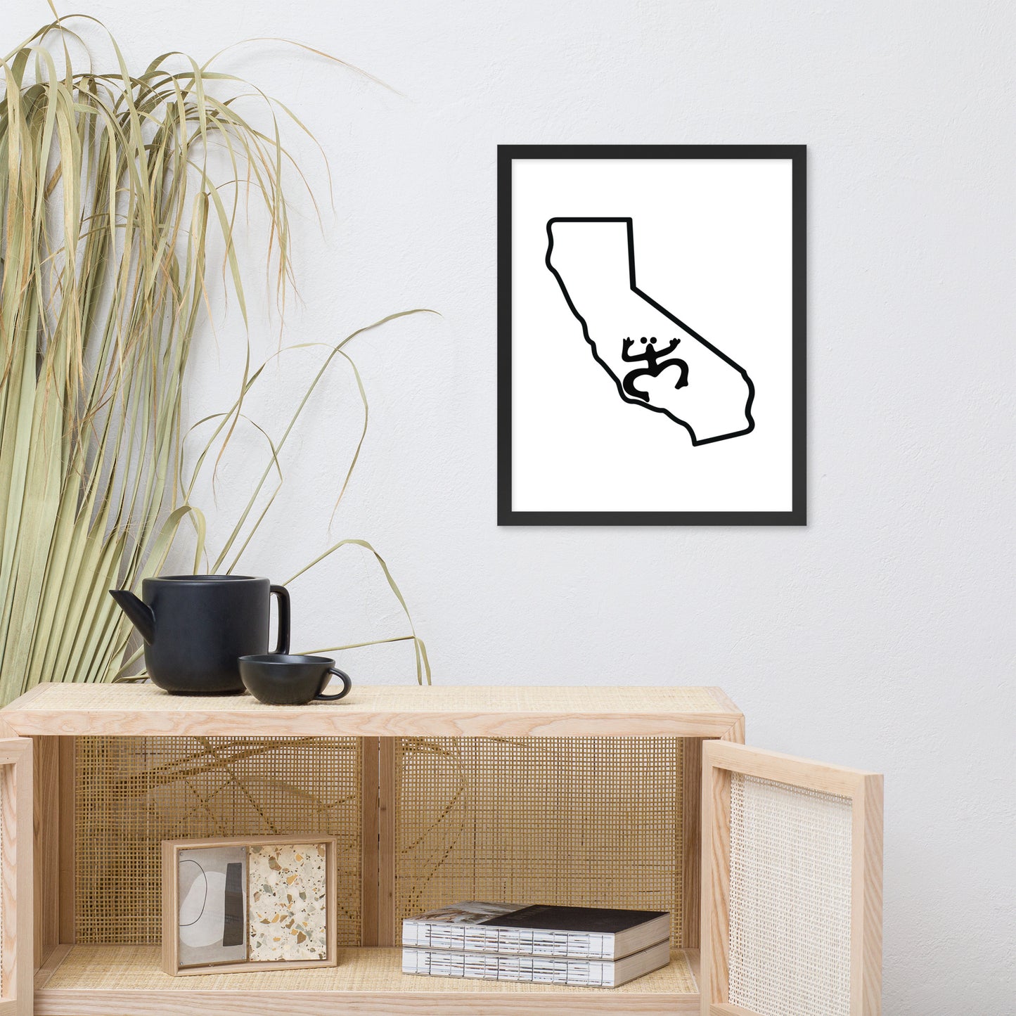 Cali-Rican Framed poster