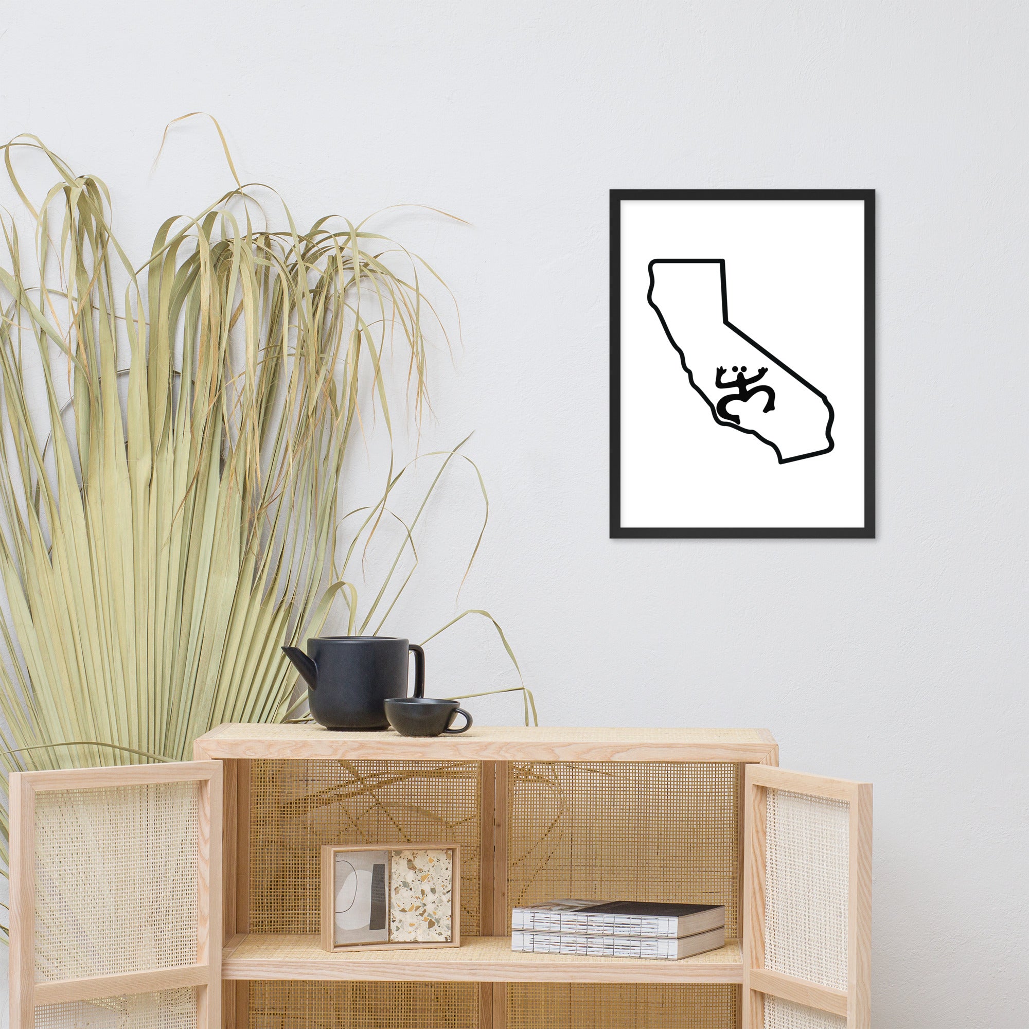 Cali-Rican Framed poster