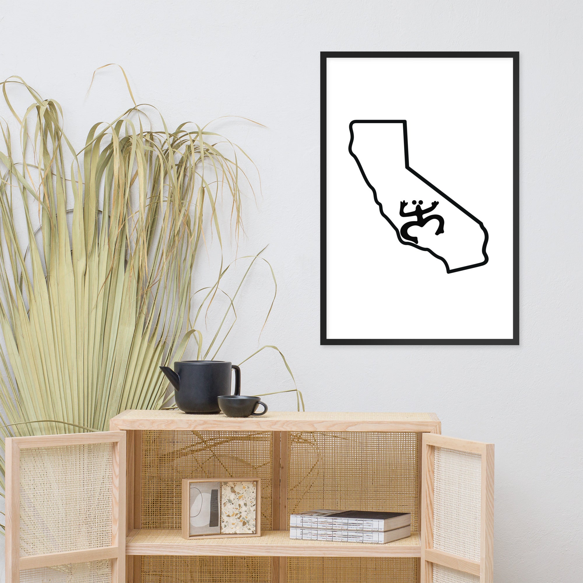 Cali-Rican Framed poster