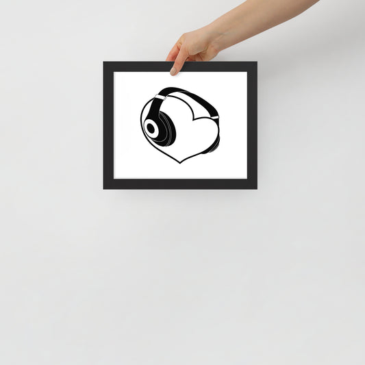 Tru Heart beat - Framed poster