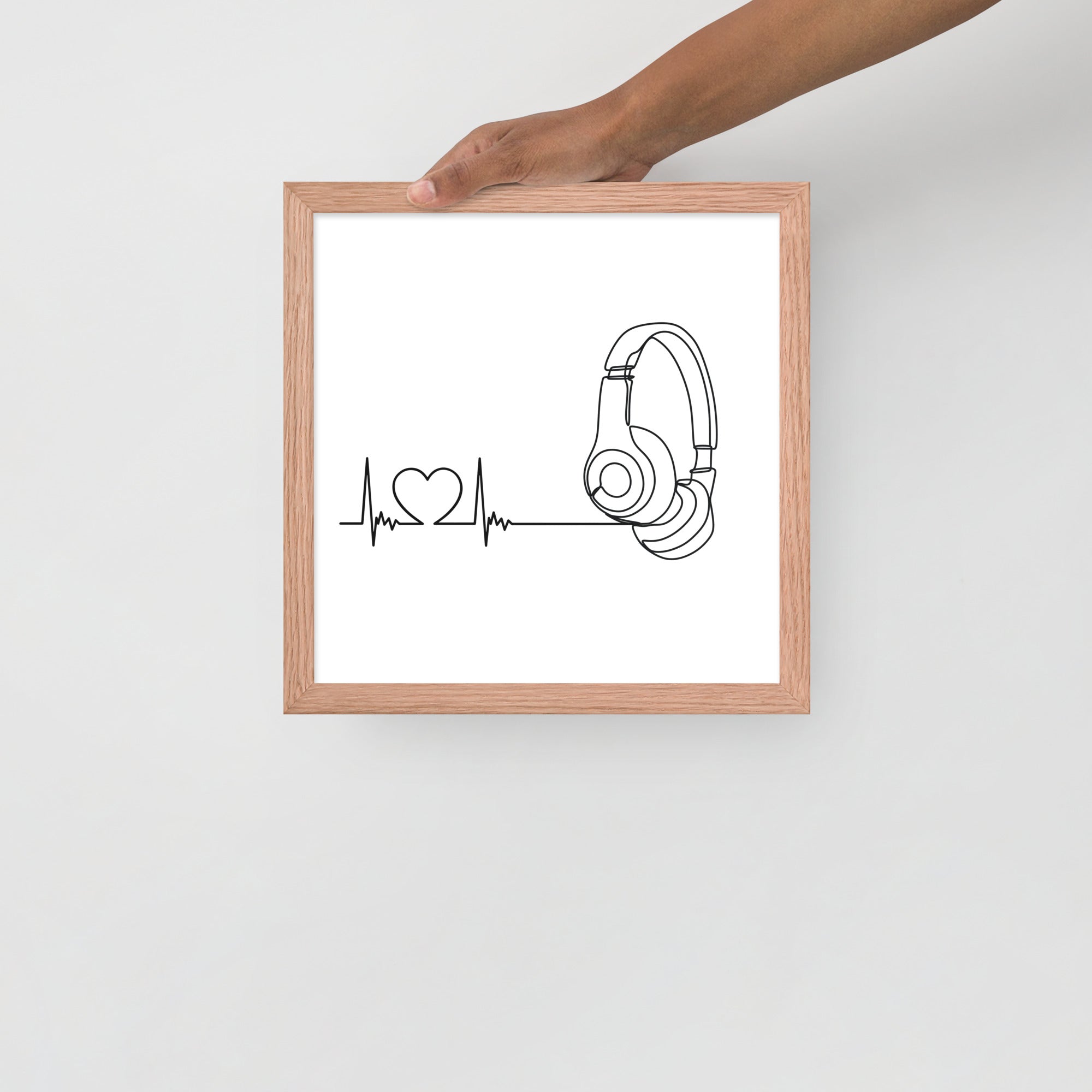 Listen to your heart - Framed poster