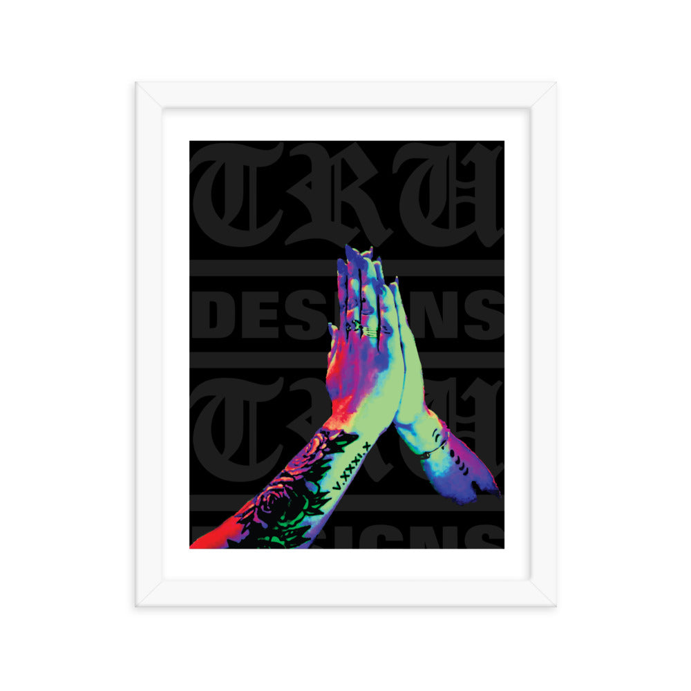 Tru Prayers - Framed poster