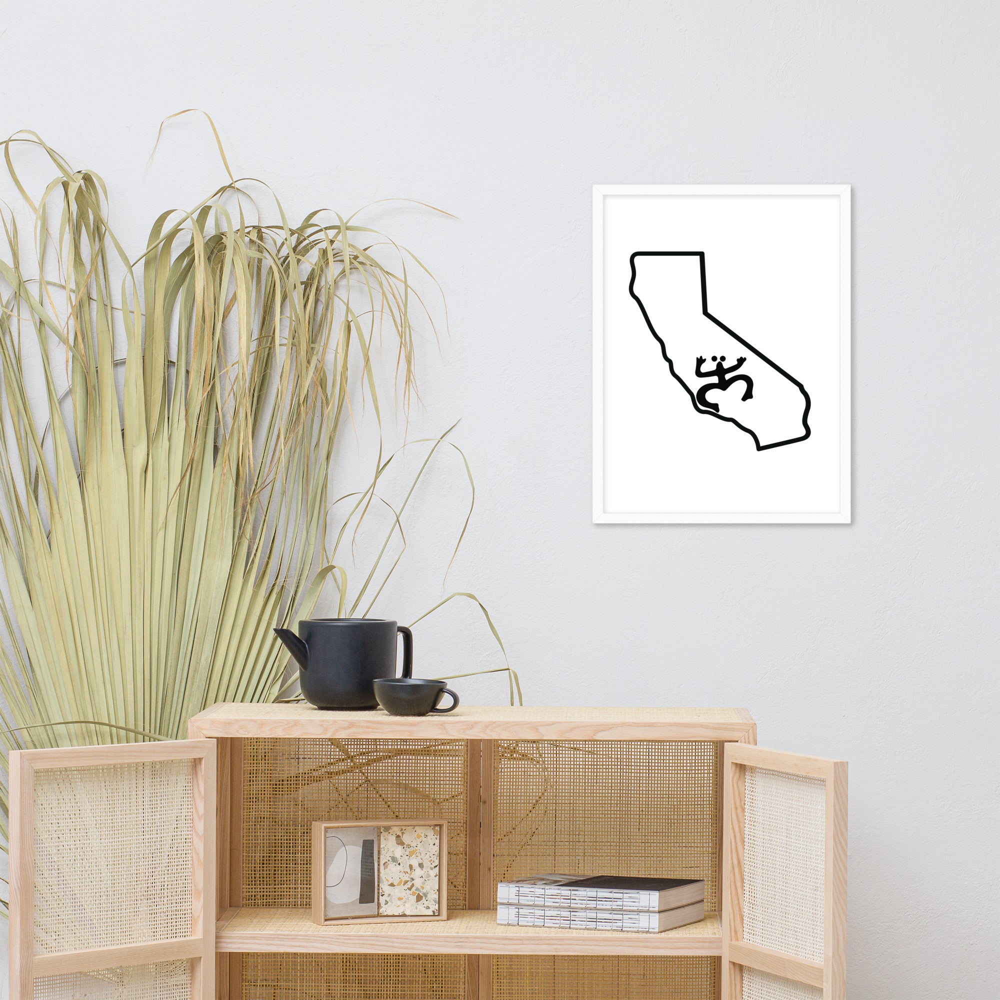 Cali-Rican Framed poster