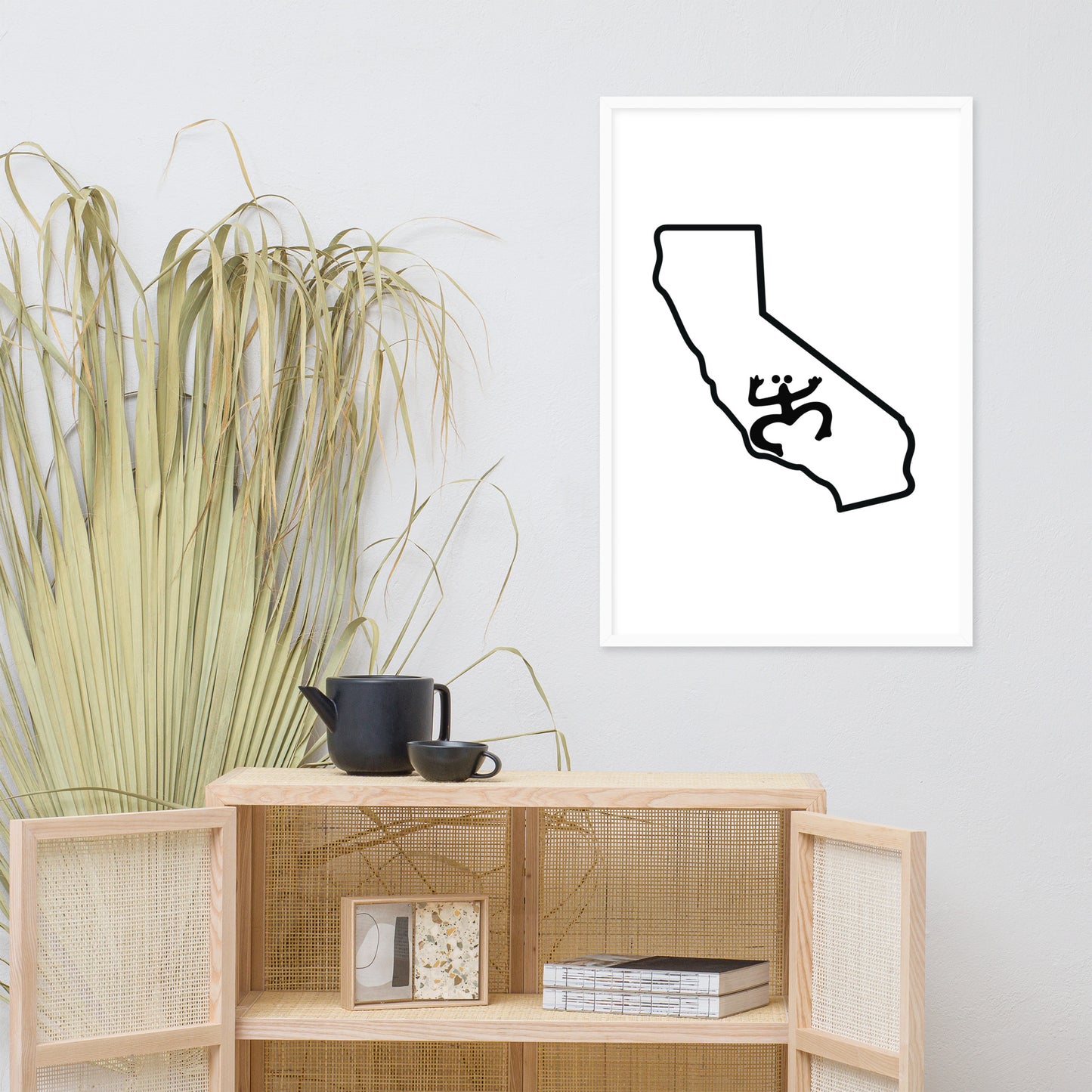 Cali-Rican Framed poster