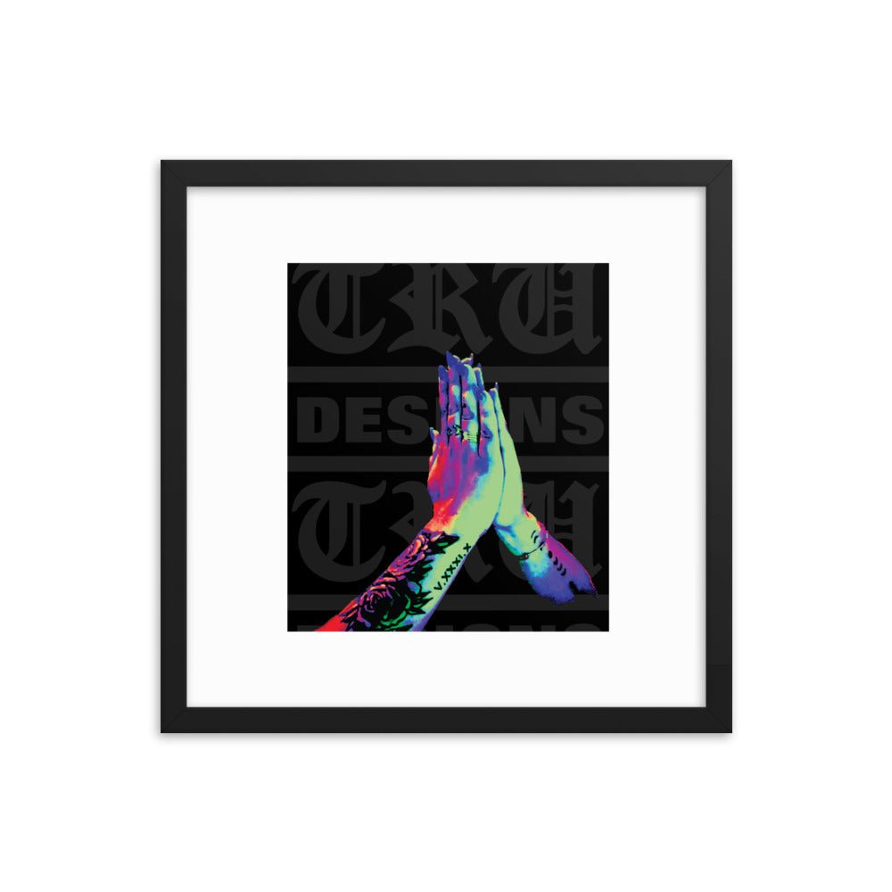 Tru Prayers - Framed poster - Art Work by trudesigns.shop