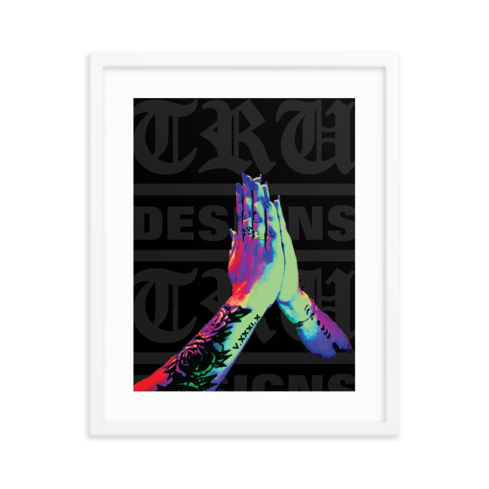 Tru Prayers - Framed poster - Art Work by trudesigns.shop