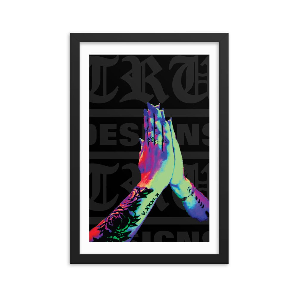Tru Prayers - Framed poster - Art Work by trudesigns.shop
