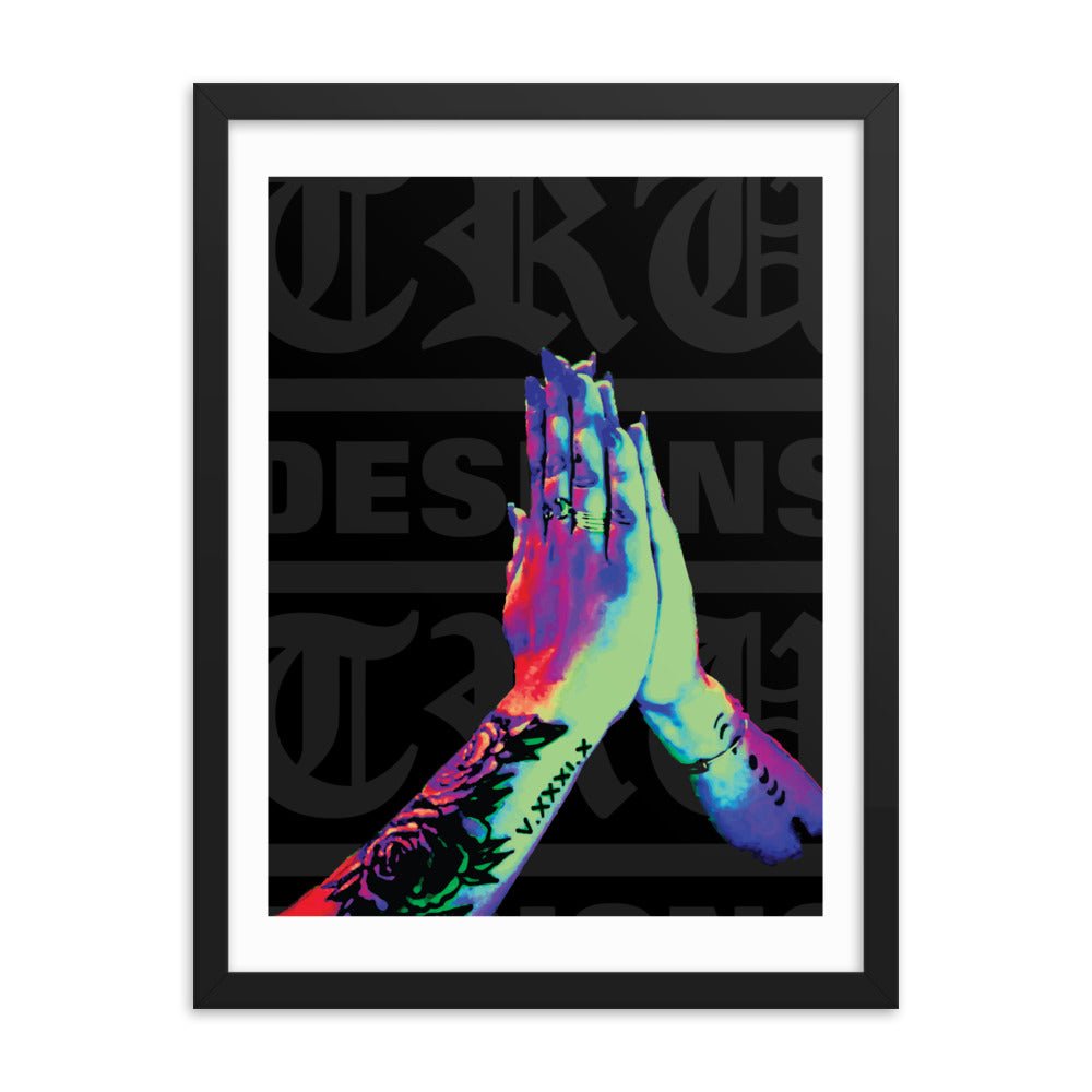 Tru Prayers - Framed poster - Art Work by trudesigns.shop