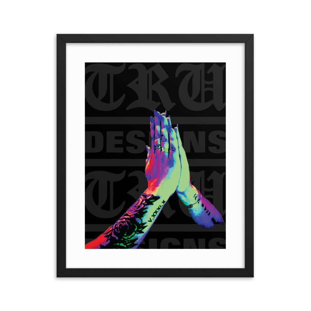 Tru Prayers - Framed poster - Art Work by trudesigns.shop