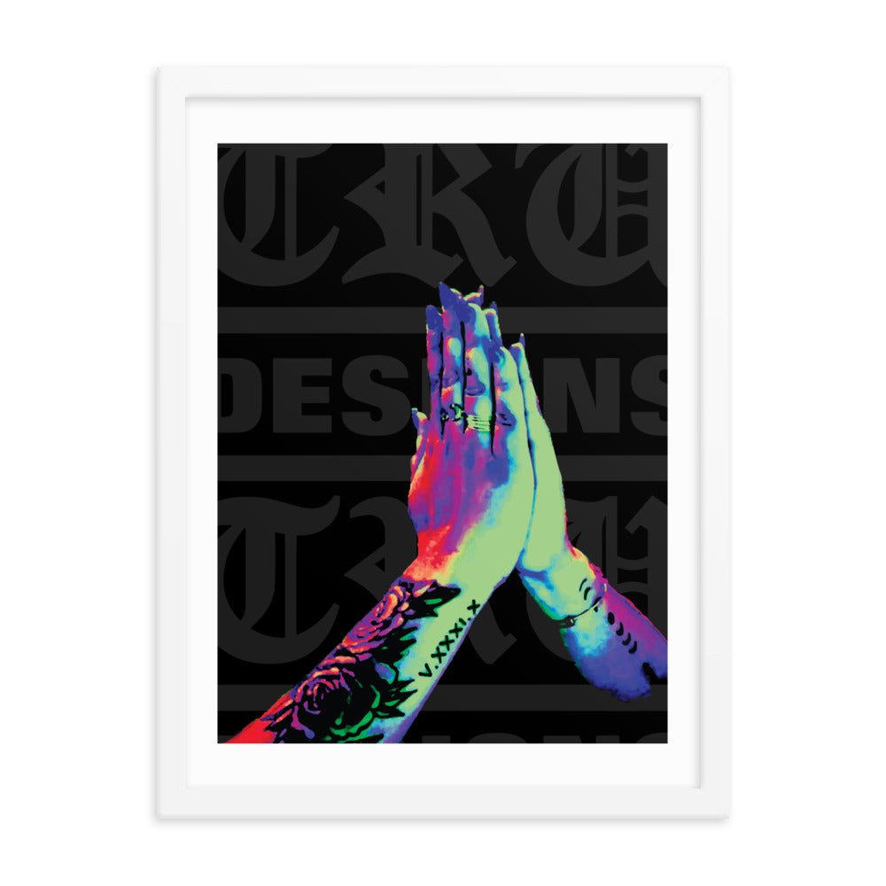 Tru Prayers - Framed poster - Art Work by trudesigns.shop