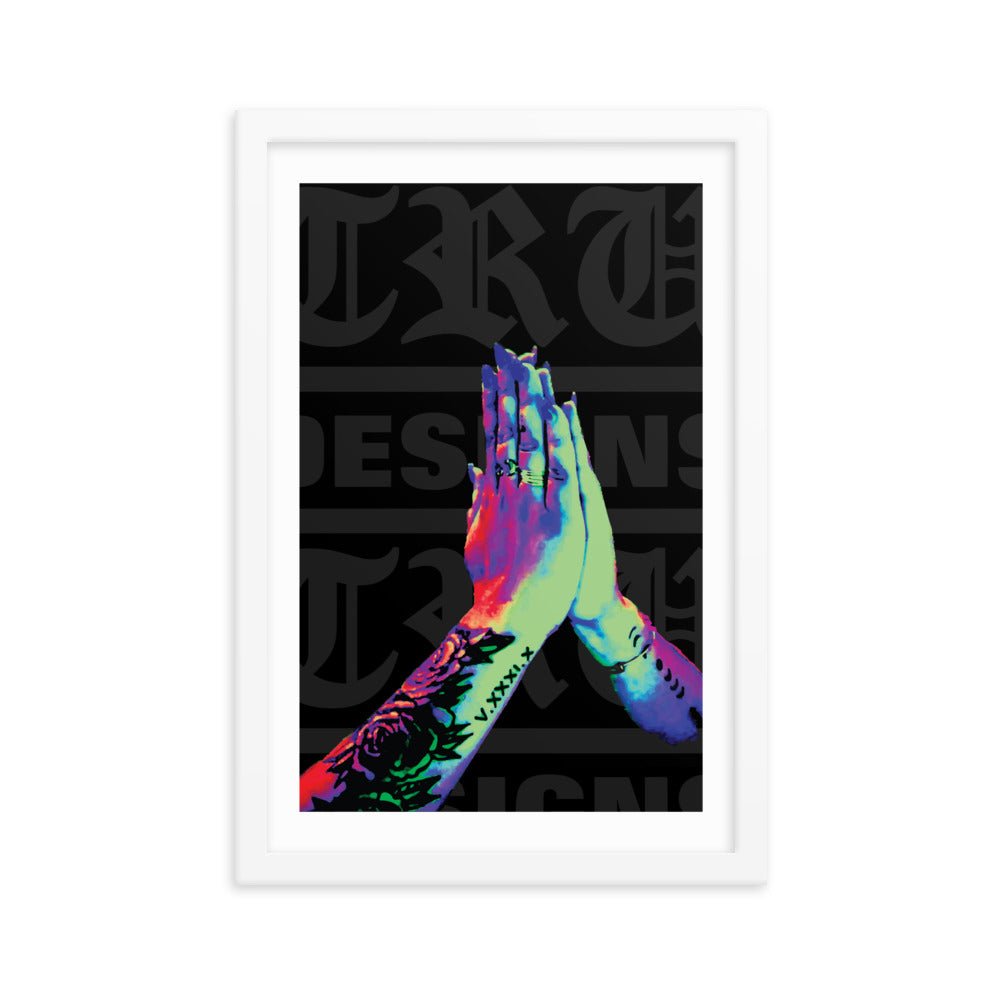 Tru Prayers - Framed poster - Art Work by trudesigns.shop