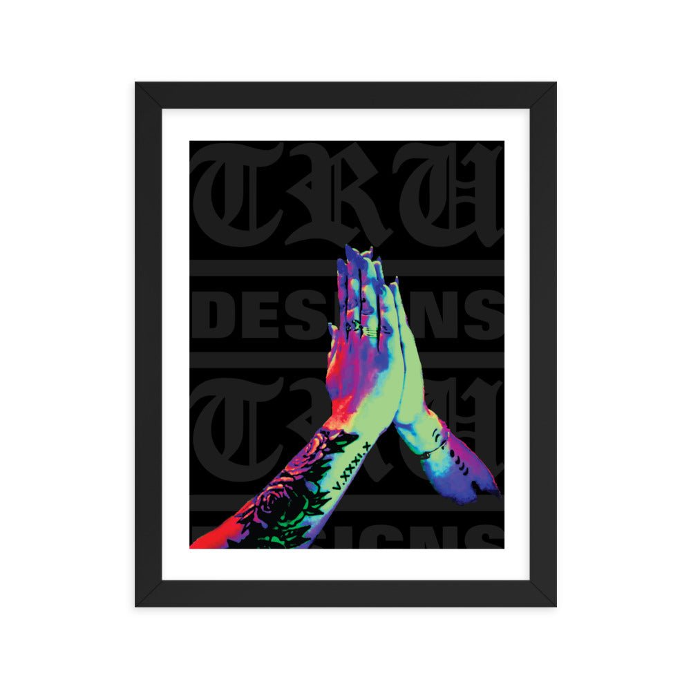 Tru Prayers - Framed poster - Art Work by trudesigns.shop