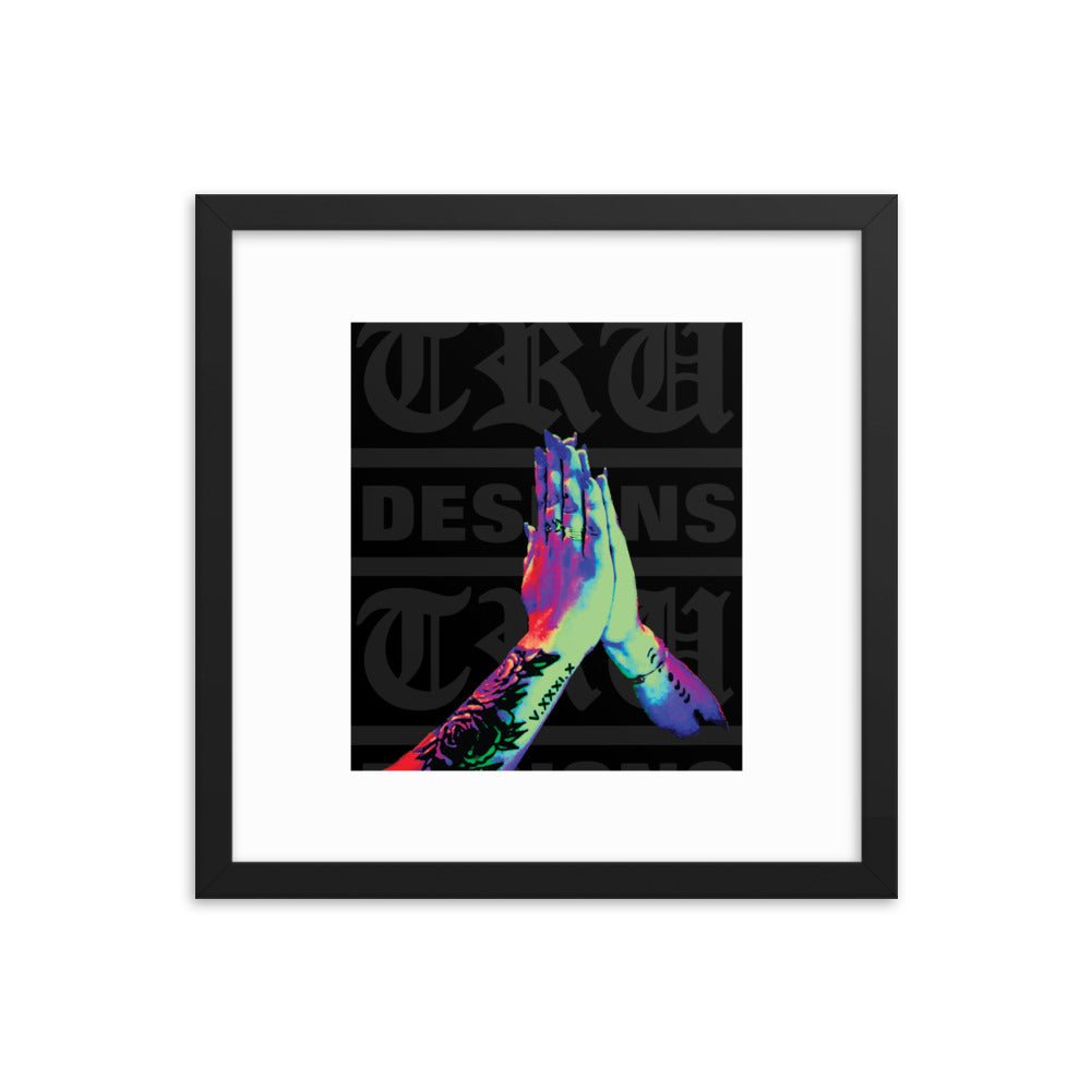 Tru Prayers - Framed poster - Art Work by trudesigns.shop