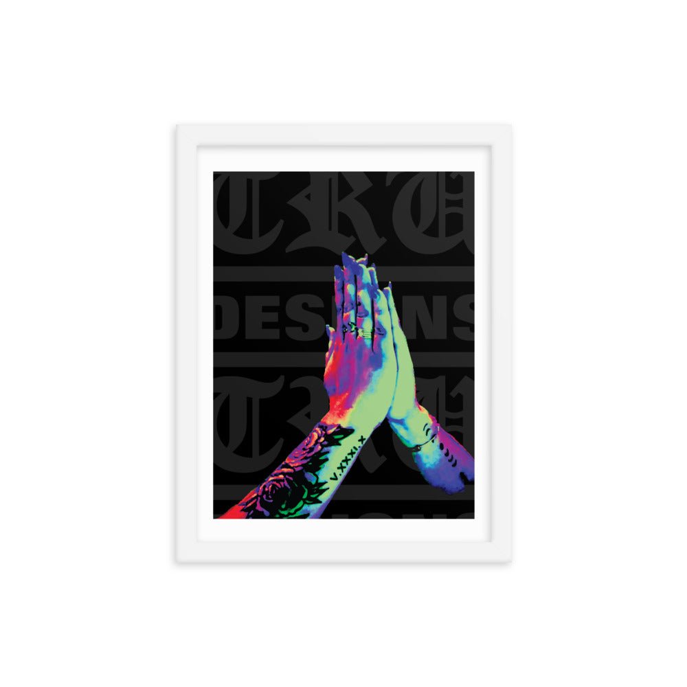 Tru Prayers - Framed poster - Art Work by trudesigns.shop