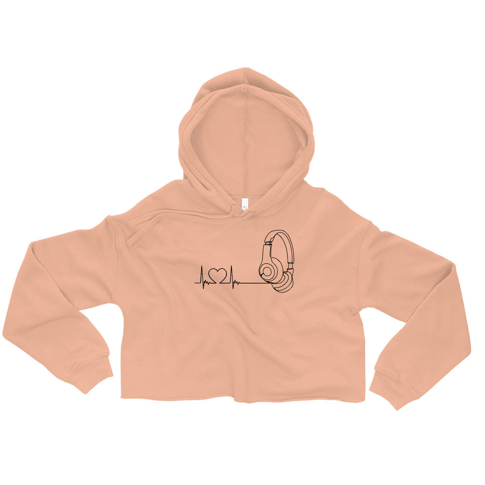 Step To The Beat- Crop Hoodie