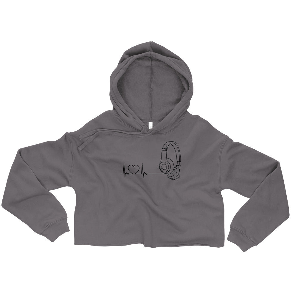Step To The Beat- Crop Hoodie