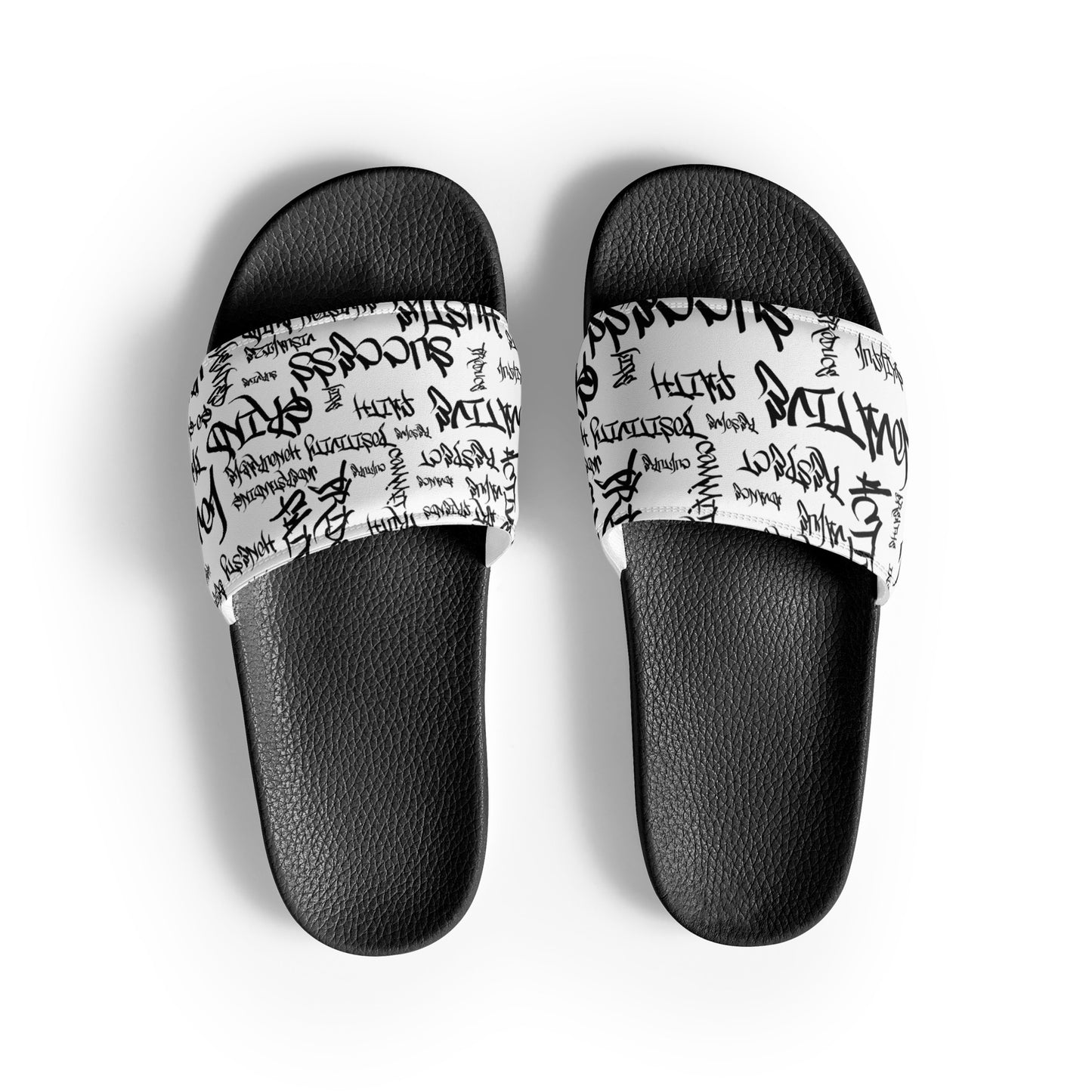 Positive Graffiti Women's slides